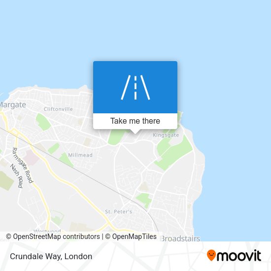 Crundale Way map