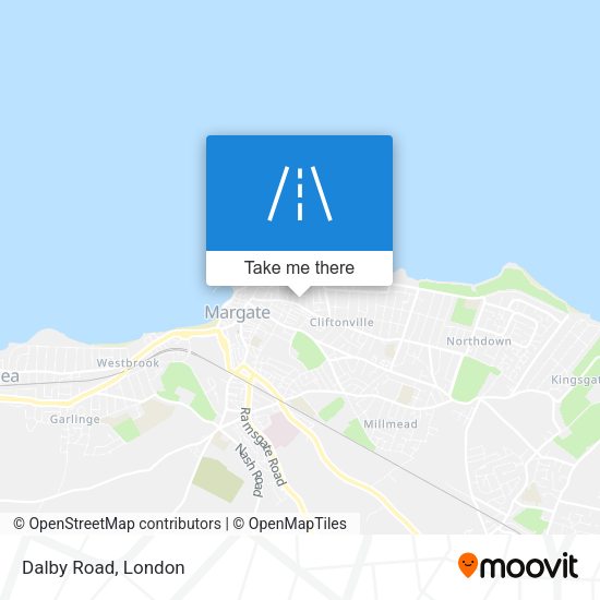Dalby Road map