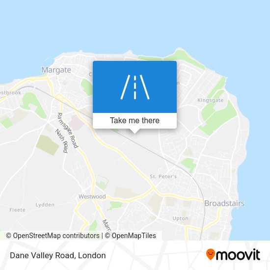 Dane Valley Road map