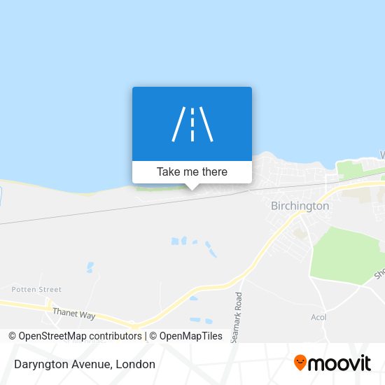 Daryngton Avenue map