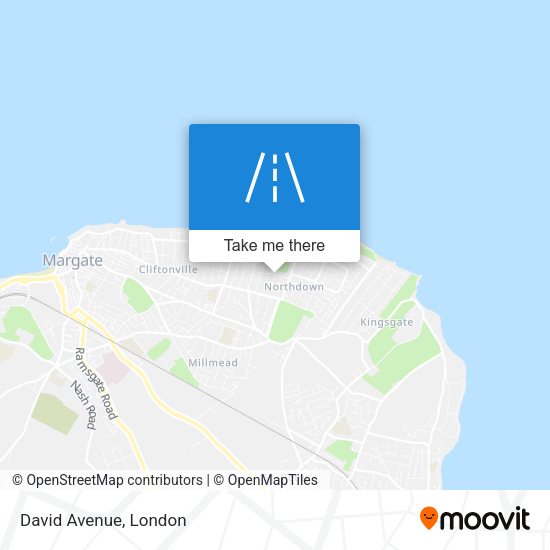David Avenue map