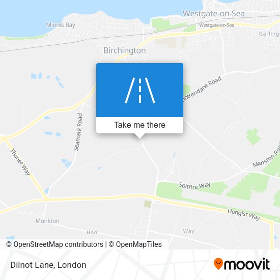 Dilnot Lane map