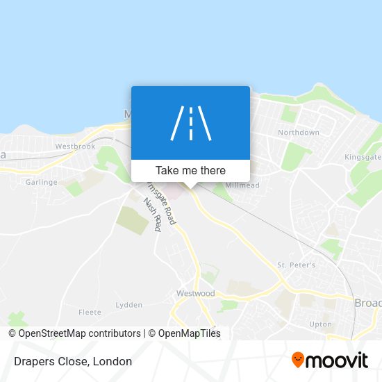 Drapers Close map