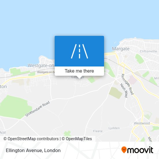 Ellington Avenue map