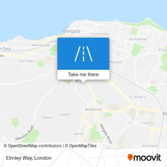 Elmley Way map