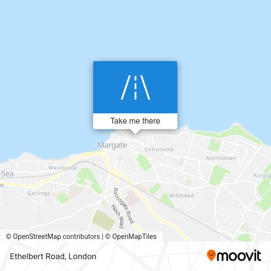Ethelbert Road map