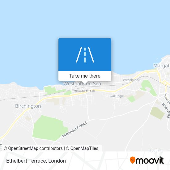 Ethelbert Terrace map