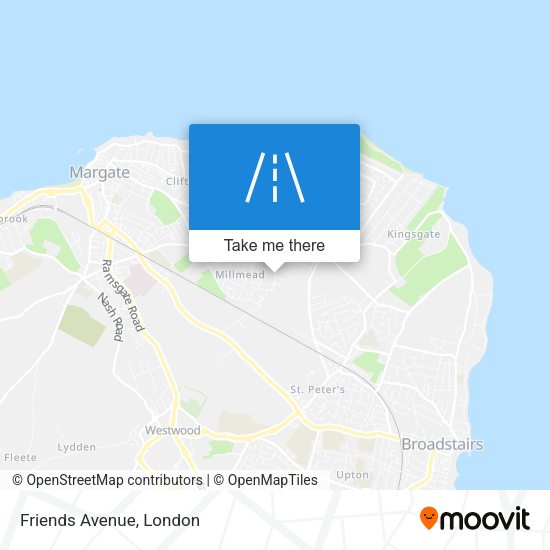 Friends Avenue map