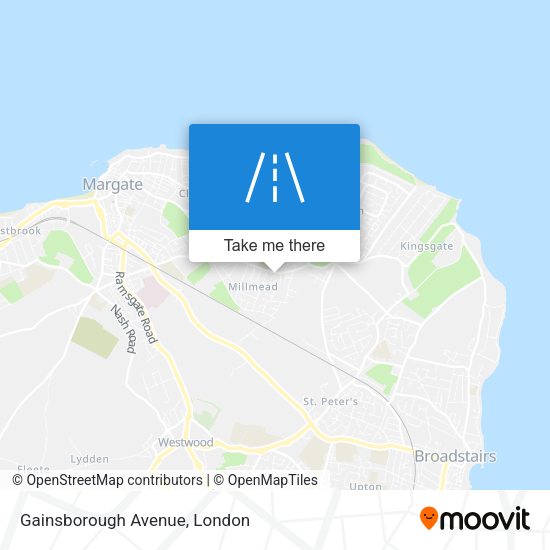 Gainsborough Avenue map