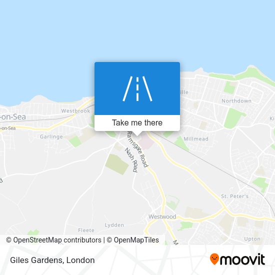 Giles Gardens map