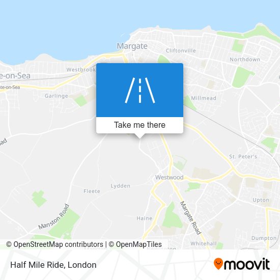 Half Mile Ride map