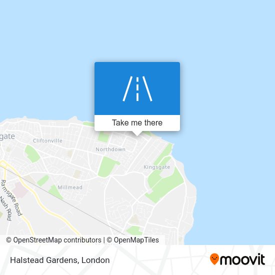 Halstead Gardens map