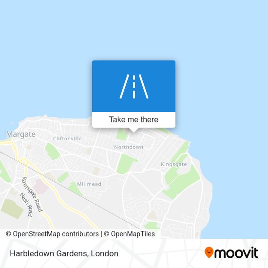 Harbledown Gardens map