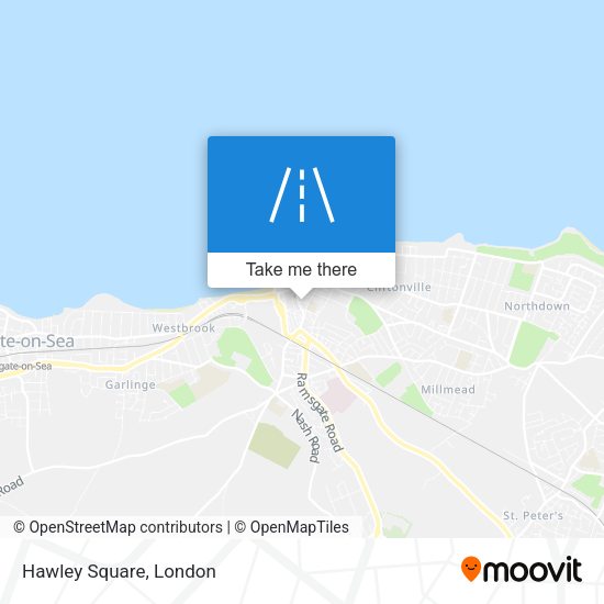 Hawley Square map