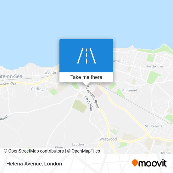 Helena Avenue map