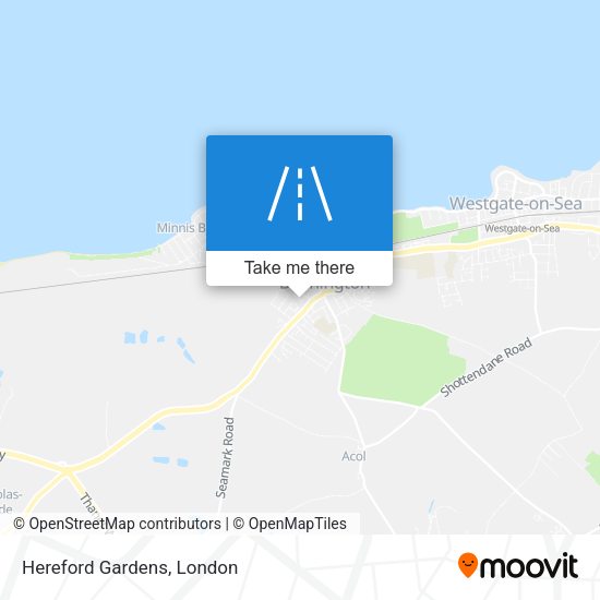 Hereford Gardens map
