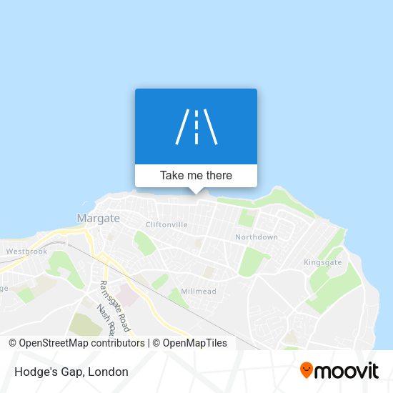 Hodge's Gap map