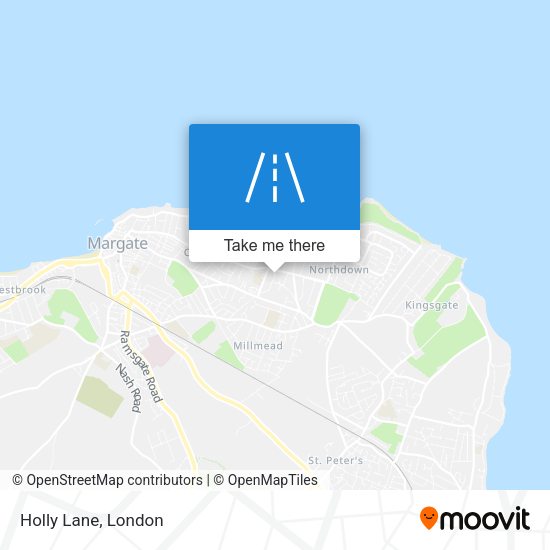 Holly Lane map