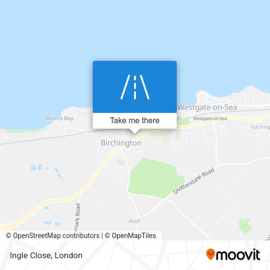 Ingle Close map