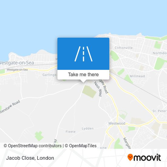 Jacob Close map