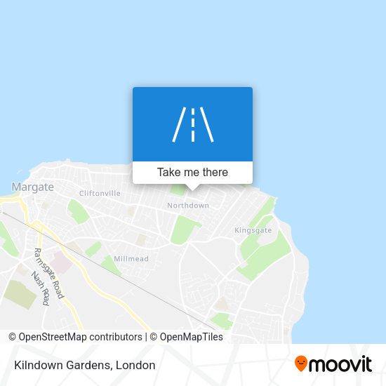 Kilndown Gardens map