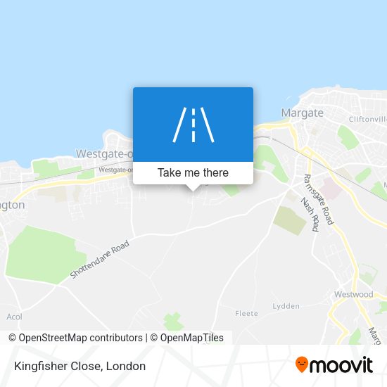 Kingfisher Close map