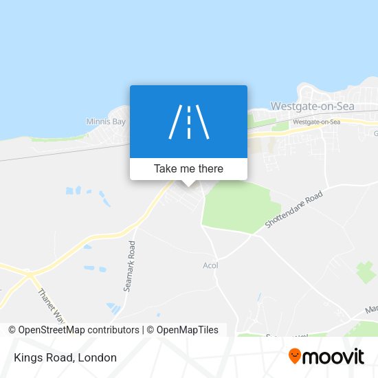 Kings Road map