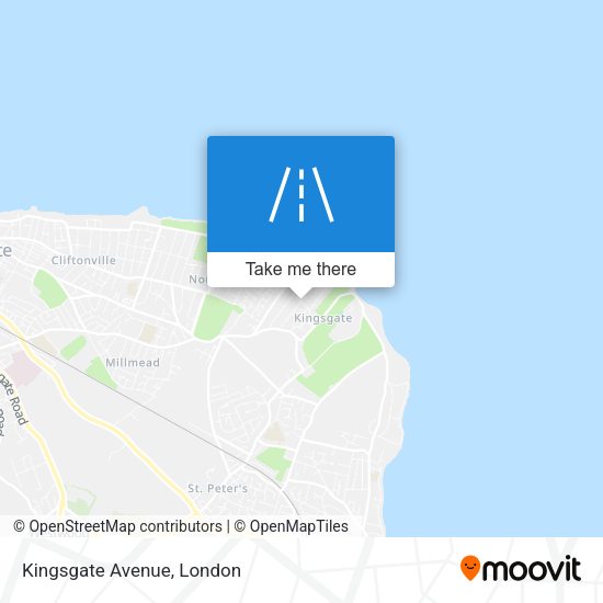 Kingsgate Avenue map