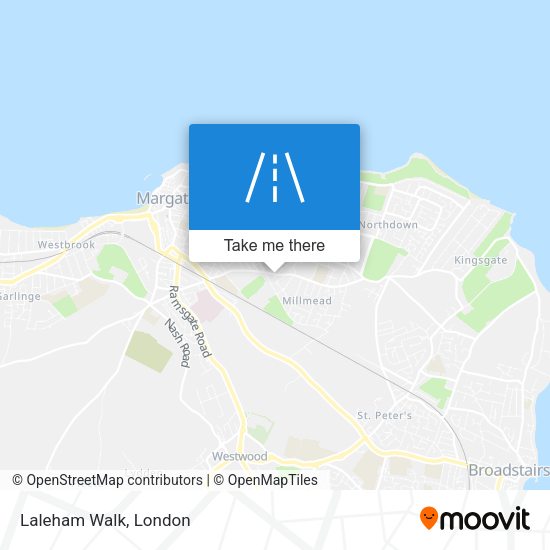 Laleham Walk map