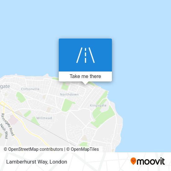 Lamberhurst Way map