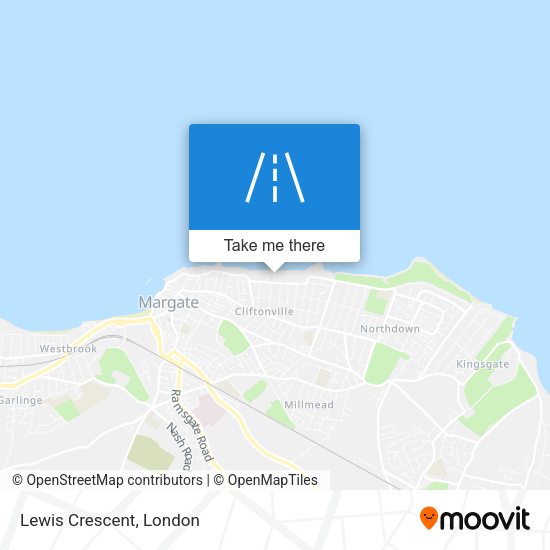 Lewis Crescent map