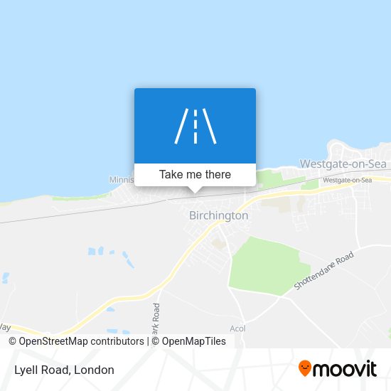 Lyell Road map