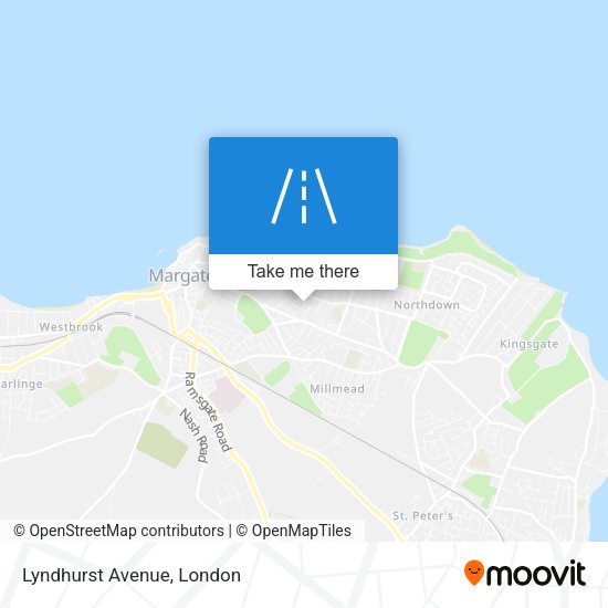 Lyndhurst Avenue map