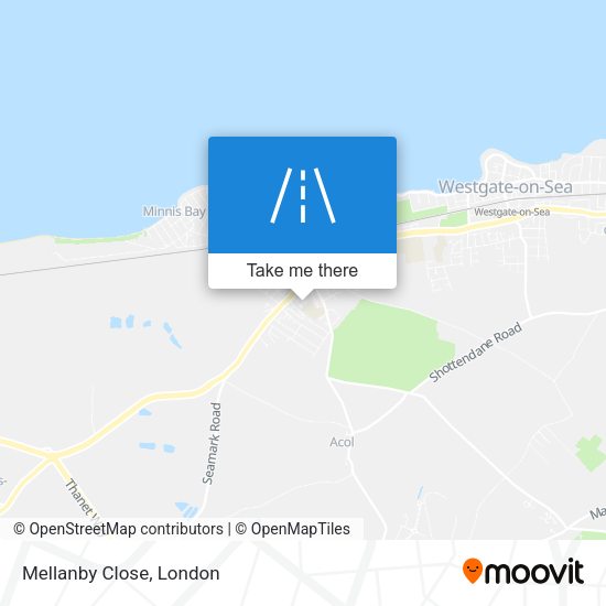 Mellanby Close map