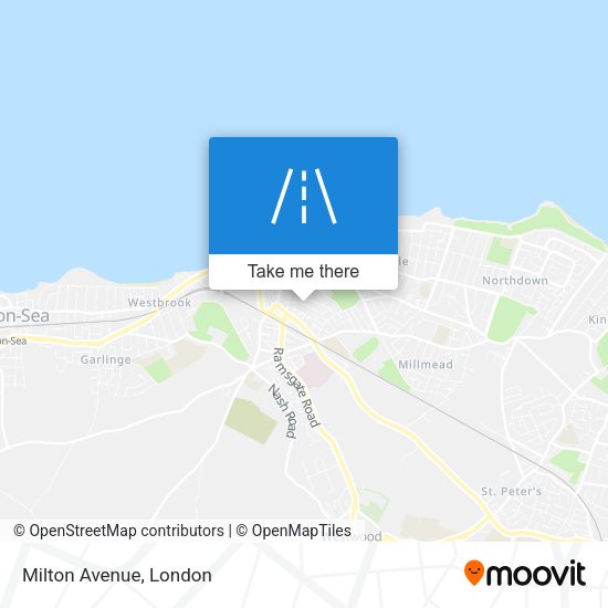 Milton Avenue map