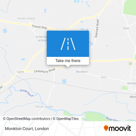 Monkton Court map