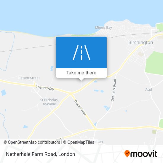 Netherhale Farm Road map