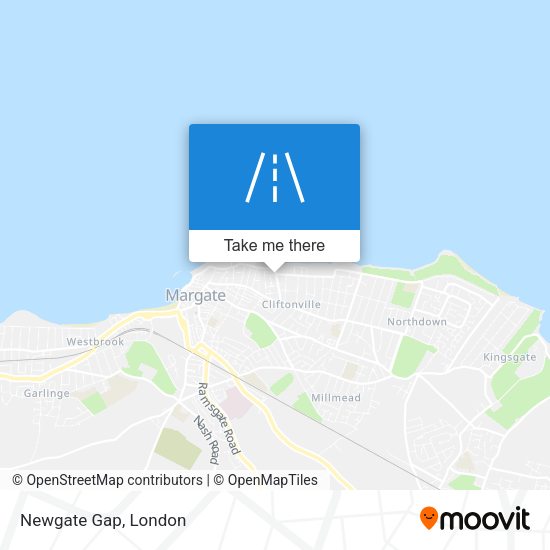 Newgate Gap map