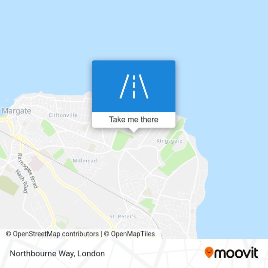 Northbourne Way map