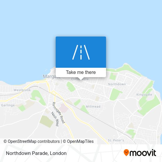 Northdown Parade map