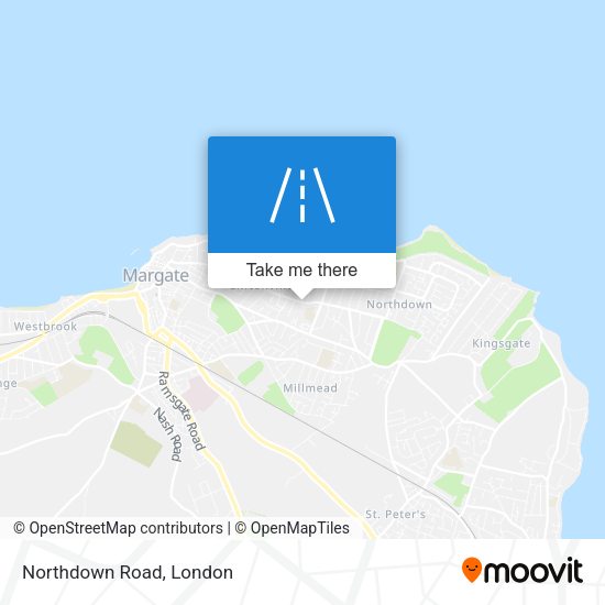 Northdown Road map