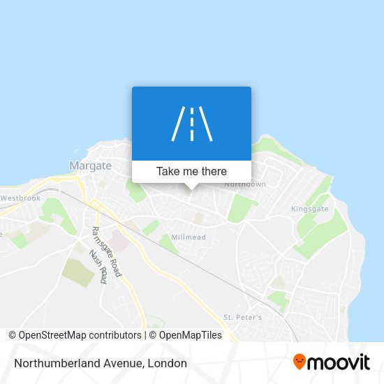 Northumberland Avenue map