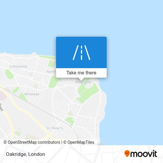 Oakridge map