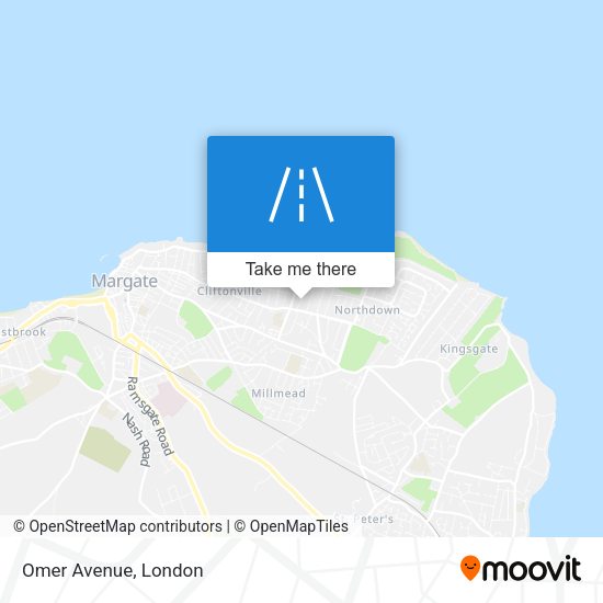 Omer Avenue map