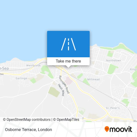 Osborne Terrace map