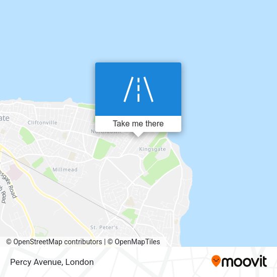 Percy Avenue map