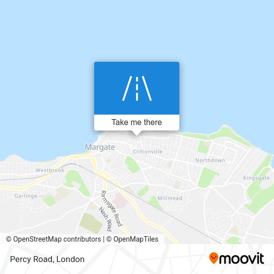 Percy Road map