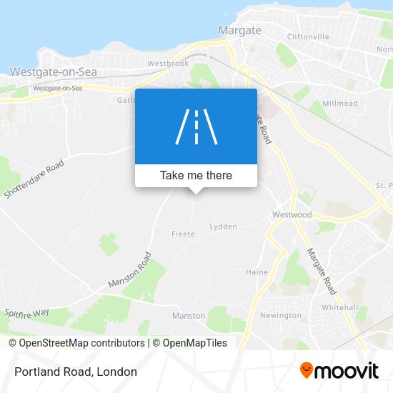 Portland Road map