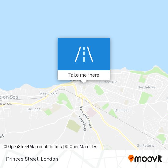 Princes Street map