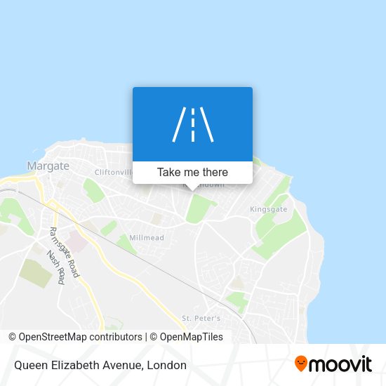 Queen Elizabeth Avenue map